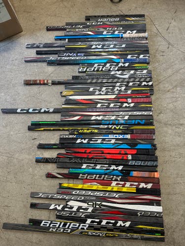 Huge Lot of Broken Player Sticks for Projects - #C46