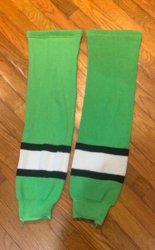 Green Senior Athletic Knit Socks