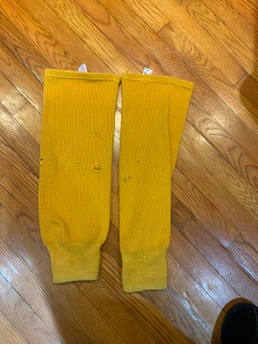 Yellow Senior  Knit Socks