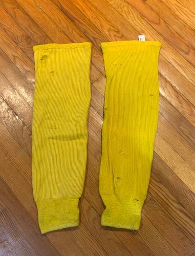 Yellow  Senior  Knit Socks