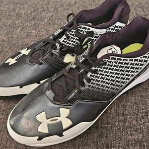 Under Armour ClutchFit HEATER (US Size 16) Men's Baseball Cleats White Black