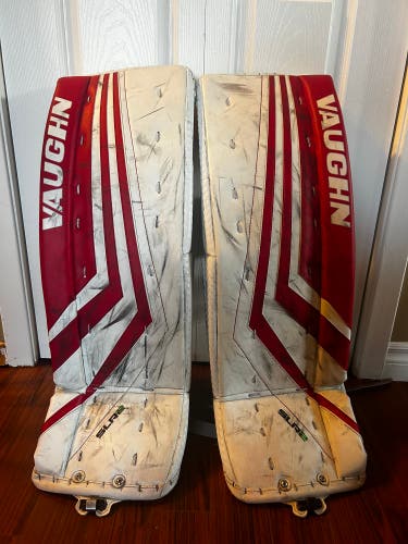 Used 28" Vaughn Ventus SLR2 Goalie Leg Pads