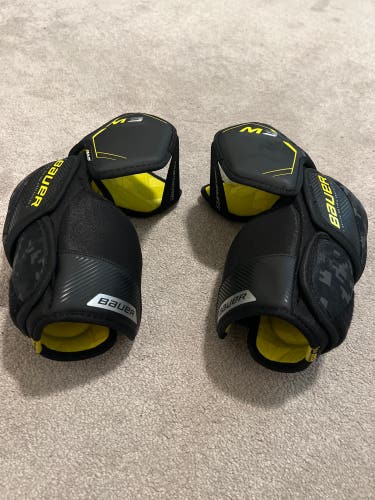 Used Large Bauer Supreme M3 Elbow Pads