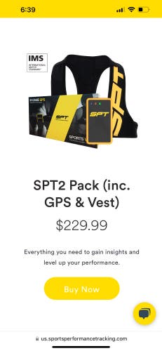 SPT Game Traka Vest and GPS