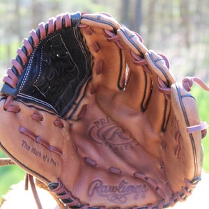 Used Rawlings Right Hand Throw Premium Series Softball Glove 12.5"