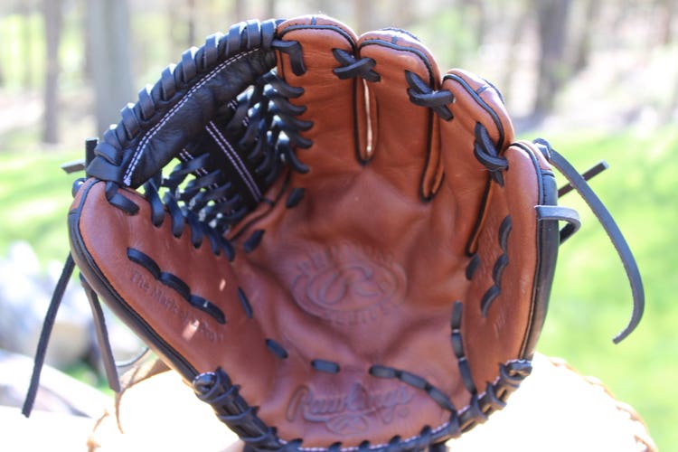 Used Rawlings Infield Right Hand Throw Premium Series Baseball Glove 11.75"