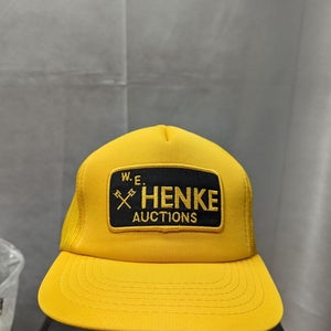 Vintage W.E. Henke Auctions Mesh Trucker Snapback Hat