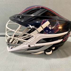 Brand New Youth Cascade XRS Helmet - Navy w/ White