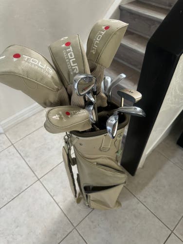 Ladies Full Golf Set Plus Bag   Driver / woods : hybrid/ putter and cart bag  Graphite shafts