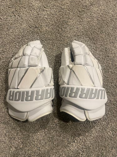 Used Warrior 14" Burn Fatboy Box Goalie Gloves