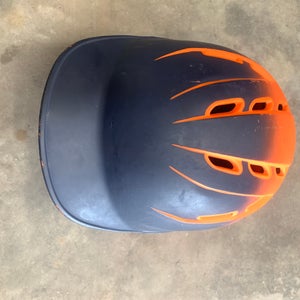 Used 6 1/2-7" Boombah Batting Helmet. orange/navy- good condition