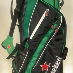 Callaway Heineken Logo  Stand Bag (Black/Green, 9" 7-way top) NSW