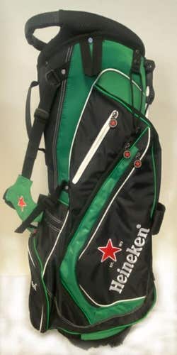 Callaway Heineken Logo  Stand Bag (Black/Green, 9" 7-way top) NSW