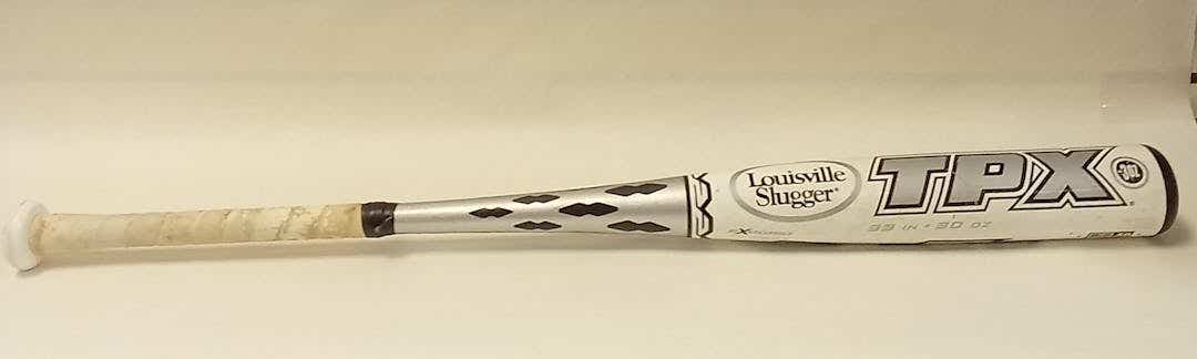 Used Louisville Slugger Tpx 33" -3 Drop Senior League Bats