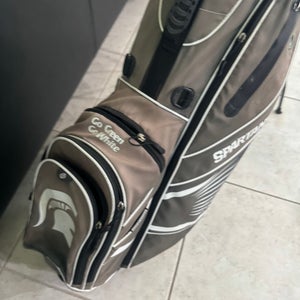 Spartans Team Effort Golf Stand Bag  See pictures for details and conditions  No shoulder strap