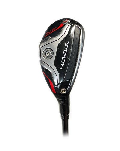 TaylorMade Stealth Plus+ 19.5* 3 Rescue/Hybrid Graphite Hzrdus RDX Red Smoke