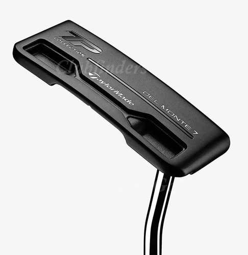 NEW TaylorMade 2024 TP Black Del Monte 7 Single-Bend 35" Putter KBS W/ Headcover