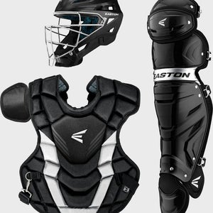 New Easton GAMETIME Catchers Protective Set Black 11860-EASE00684722