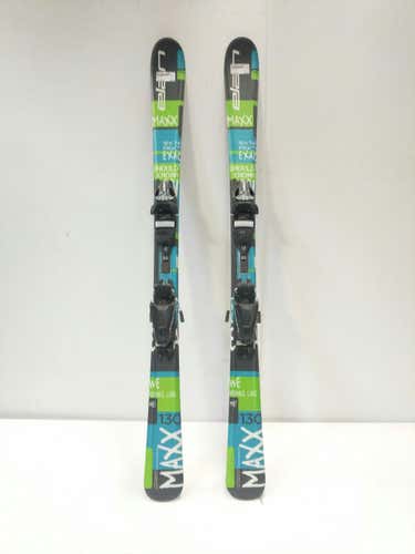 Used Elan Maxx 130 Cm Boys' Downhill Ski Combo