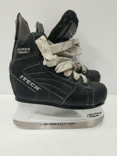 Used Itech Rpm Youth 09.0 Ice Hockey Skates