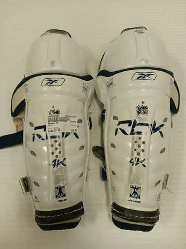 Used Reebok 4k 12" Hockey Shin Guards