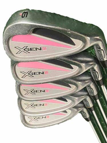 Ti-Tech Golf XGEN-II Iron Set 6-PW Men's RH Regular Flex Steel With Good Grips