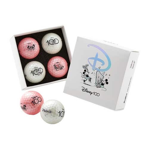 Disney 100 Years Volvik Solice 4-Ball Pack - Limited Edition Disney Gift Pack