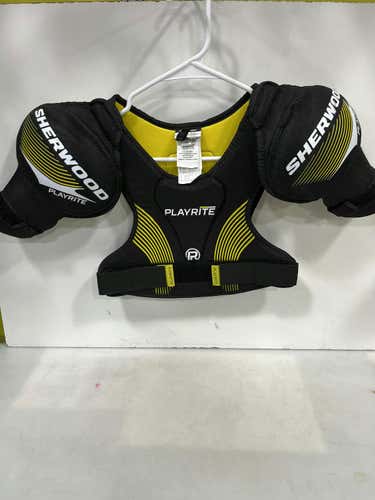 Used Sher-wood Playrite Xl Hockey Shoulder Pads