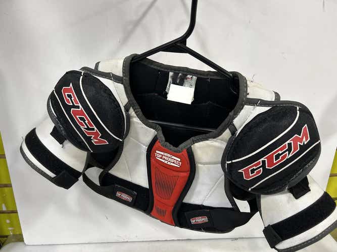 Used Ccm Top Prospect Lg Hockey Shoulder Pads