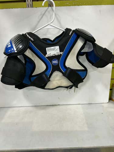 Used Bauer Sup Pro Md Hockey Shoulder Pads