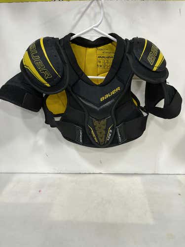 Used Bauer Sup Mx3 Md Hockey Shoulder Pads