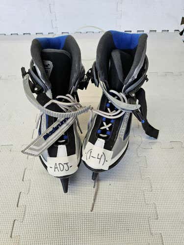 Used Bladerunner Adj Skates 1-4 Adjustable Soft Boot Skates