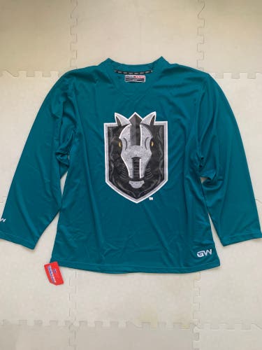 NWT Adult M Practice Hockey Jersey HSK Henderson Silver Knights AHL