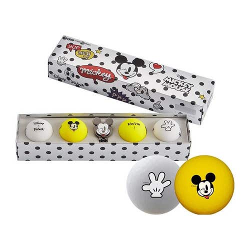 Disney Mickey Mouse Volvik Vivid White Gift Set - Limited Edition Disney Golf