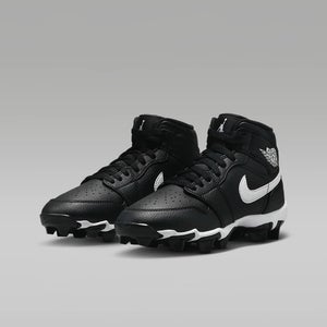 Jordan 1 Mid Youth Cleat Black 5.5 HF6883-001
