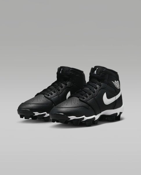 Jordan 1 Mid Youth Cleat Black 5.5 HF6883-001