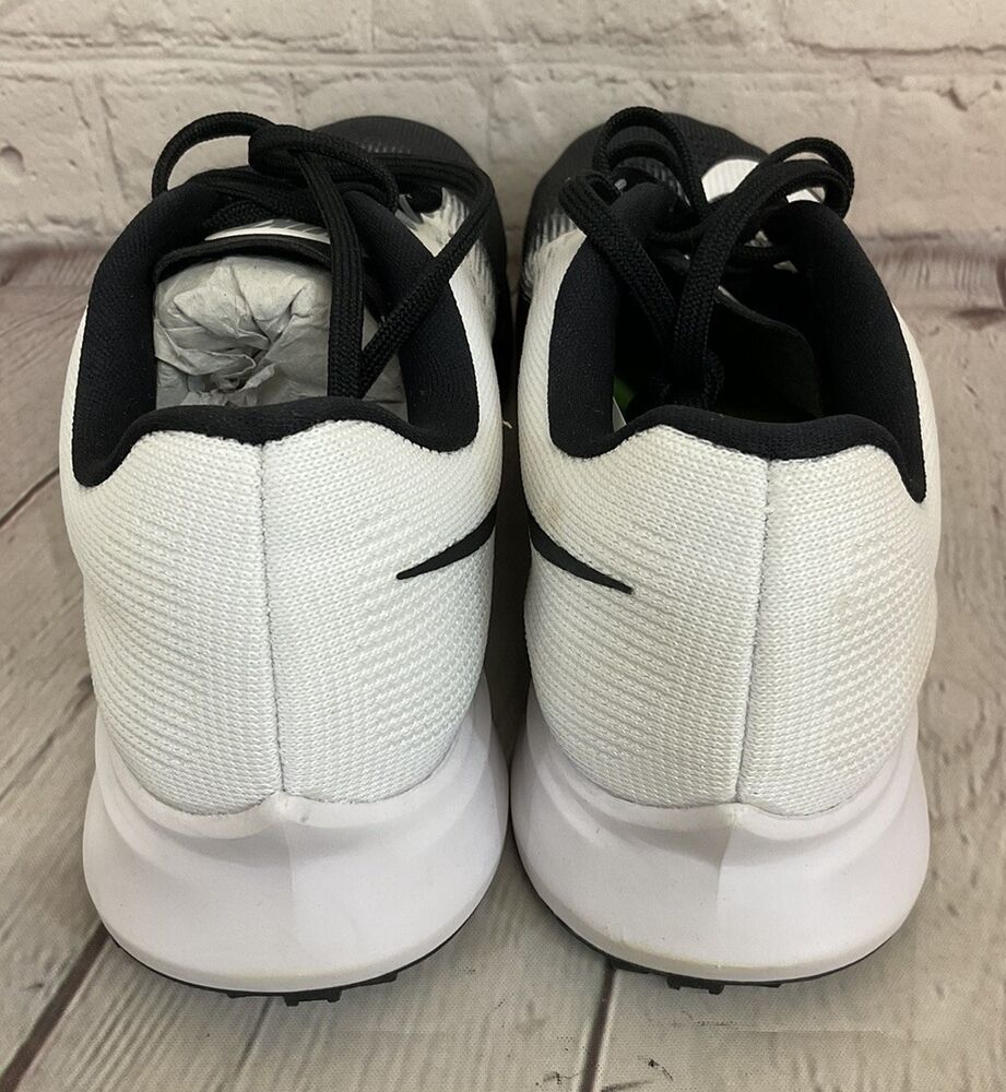 white nike shoes with black swoosh women's