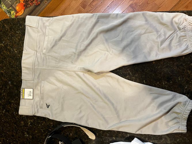 Gray New XL Easton Game Pants