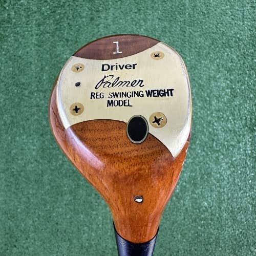 Palmer Reg Swinging Weight Model 1 Wood Driver Stiff Flex Steel Near Mint 43.5”