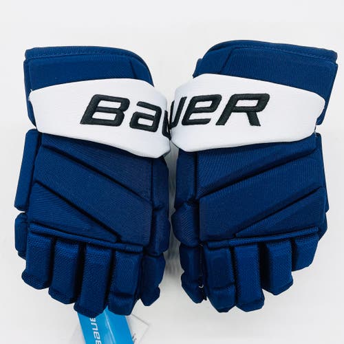 New Bauer Vapor Hyperlite Hockey Gloves-15"-Single Layer Grey Clarino Palms-Custom Vapor Cuff