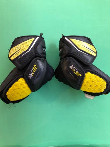 Used Junior Large Bauer Supreme Ultrasonic Elbow Pads