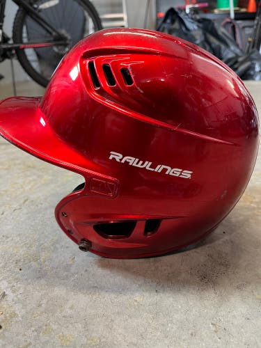 Used 6 3/8 - 7 1/8 Rawlings R16 Batting Helmet