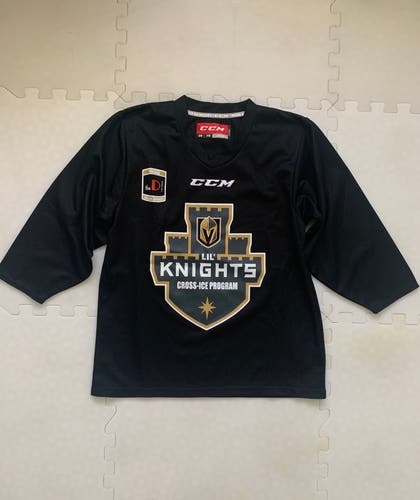 CCM Youth S/M Practice Hockey Jersey VGK Lil Knights