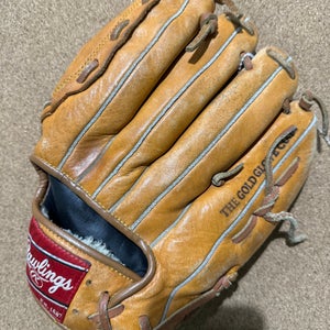 Brown Used Kid  Rawlings Mark of a Pro Left Hand Throw Infield Baseball Glove 11"