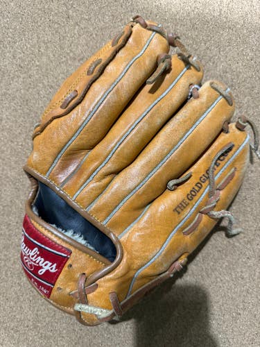 Brown Used Kid  Rawlings Mark of a Pro Left Hand Throw Infield Baseball Glove 11"