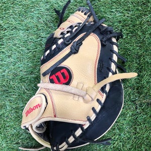 Used Kid Pitch (9YO-13YO) Wilson A700 Right Hand Throw Catcher's Baseball Glove 32.5"