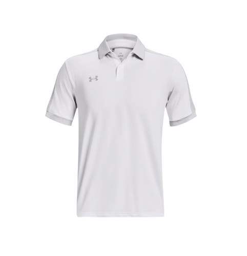 Men's Under Armour White Trophy Polo Short Sleeve