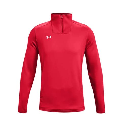 Red Under Armour Men's Command 1/4 Zip Pullover