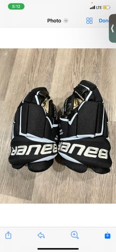 Used  Bauer 13" Pro Stock Vapor Volt Gloves