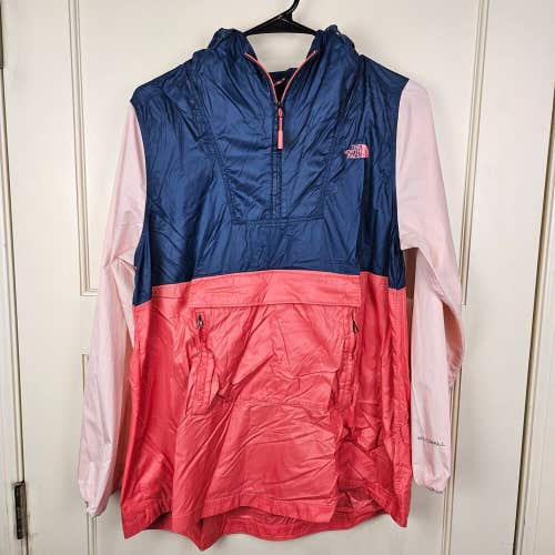 The North Face Womens Anorak Windbreaker Jacket Lightweight Stow Size M Pullover